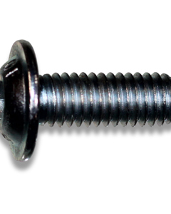 Pan head screw M 6x16 ISO7380-2 hex.socket w/flange galv10.9